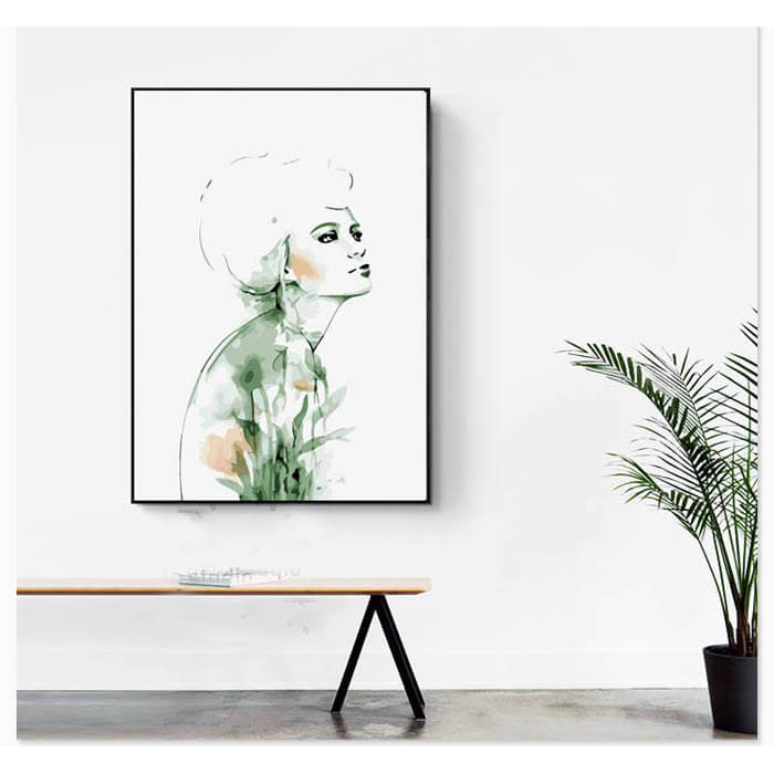 Painting by Numbers Green Life