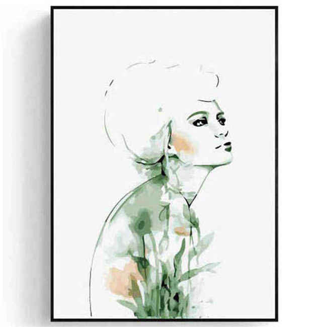 Painting by Numbers Green Life