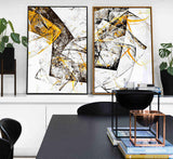 Painting by Numbers Black White Yellow