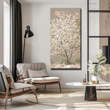 Paint by Numbers Tree White