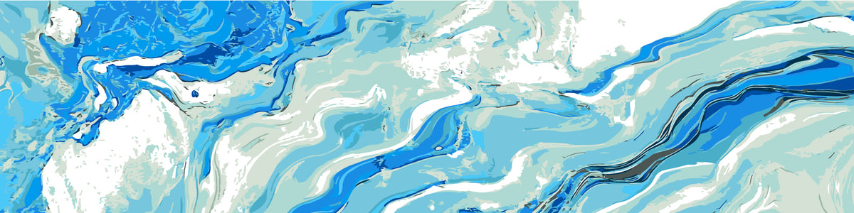 Painting by Numbers Color Game Blue