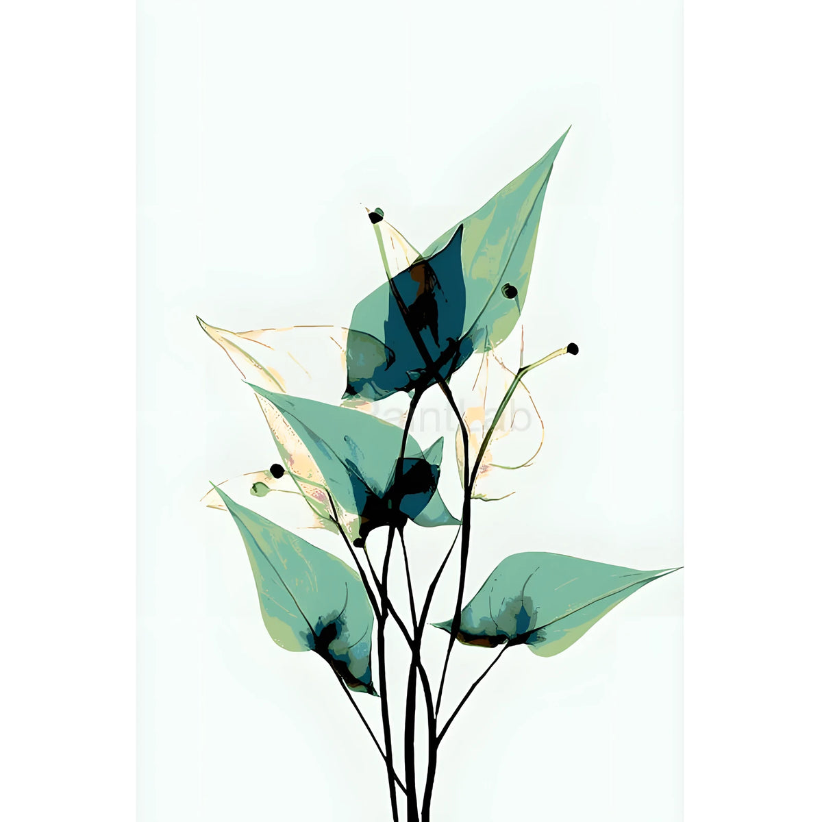 Painting by Numbers Plants