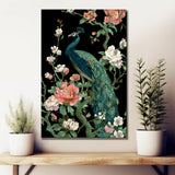 Painting by Numbers Animals Peacock Flowers