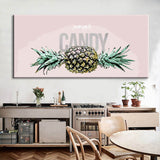 Painting by numbers pineapple candy