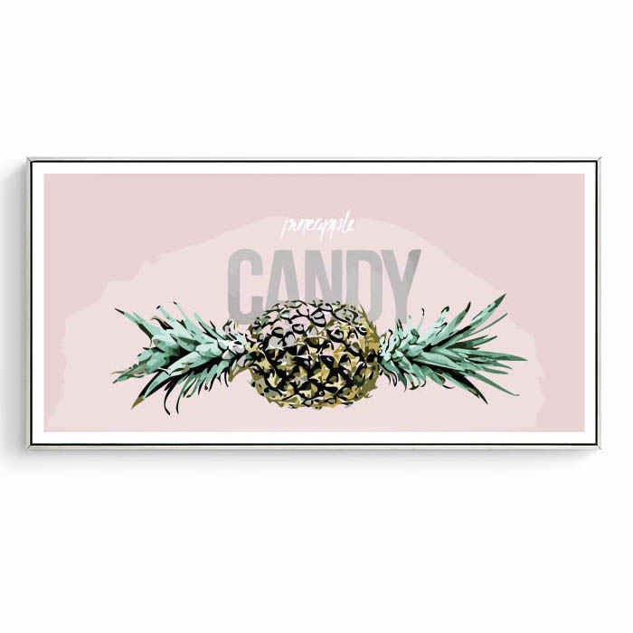 Painting by numbers pineapple candy