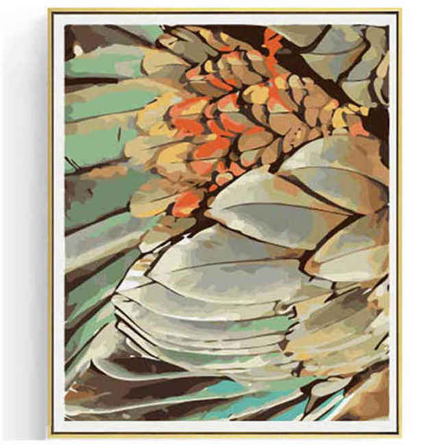 Paint by Numbers Feathers