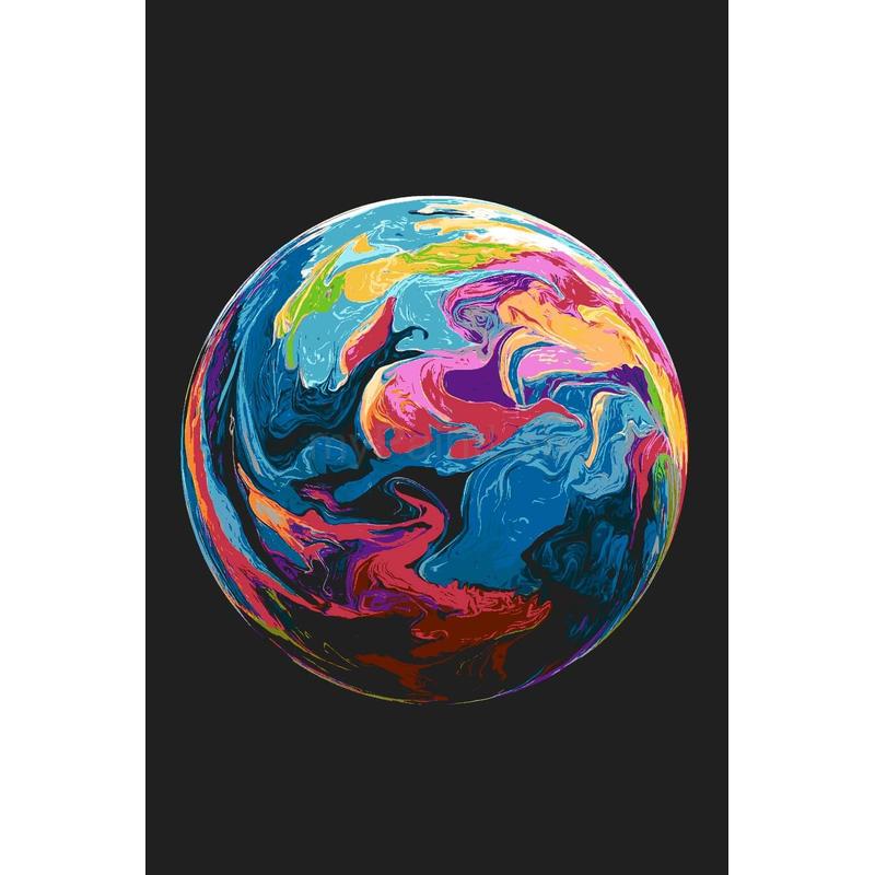 Painting by Numbers Marble Black