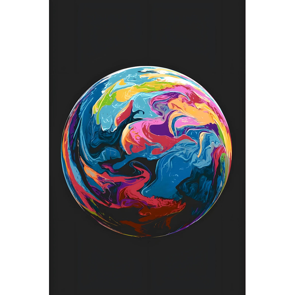 Painting by Numbers Marble Black