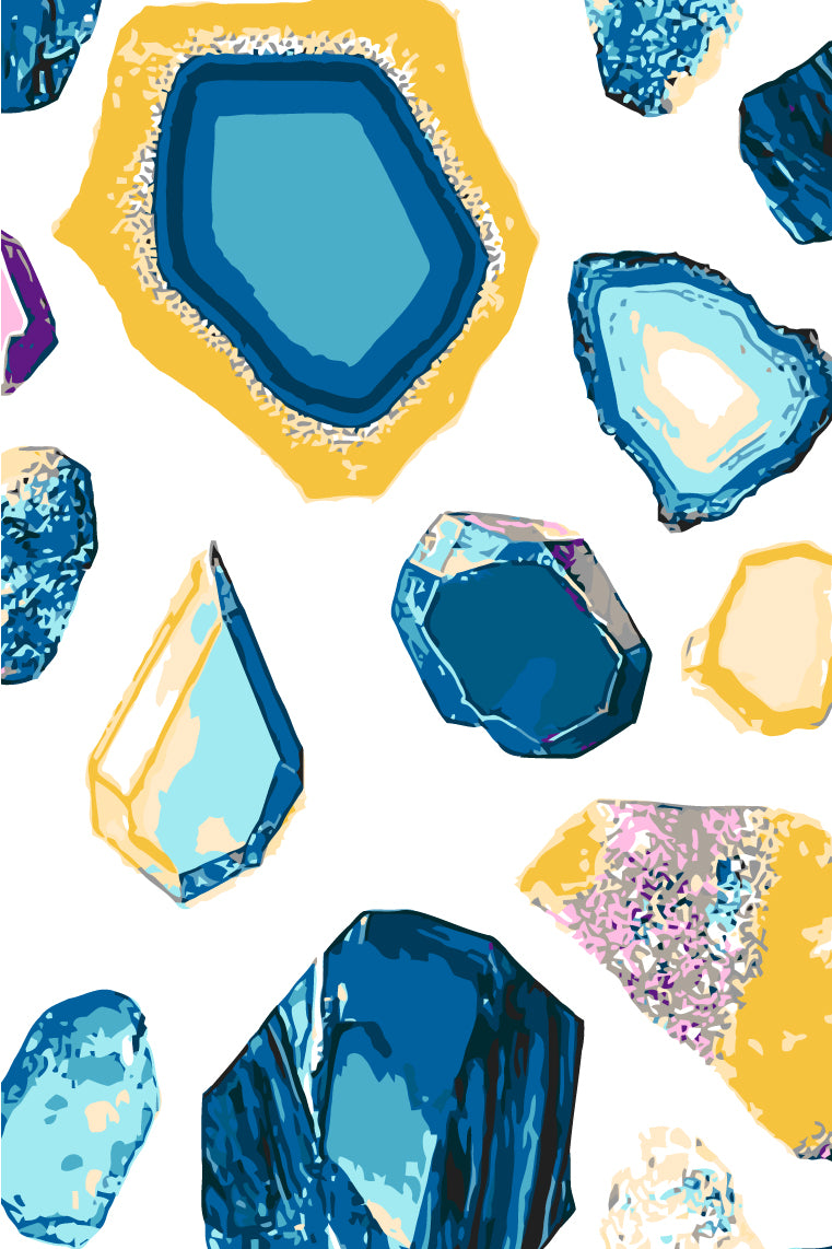 Painting by Numbers Minerals Gemstones