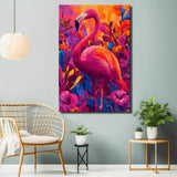 Malen nach Zahlen Vogel Flamingo rosa