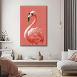 Painting by Numbers Bird Flamingo Blue