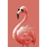 Painting by Numbers Bird Flamingo Blue