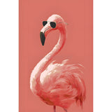 Painting by Numbers Bird Flamingo Blue