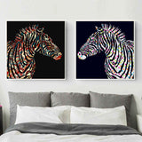 Painting by Numbers Zebra Dots Black