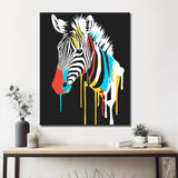 Paint by Numbers Animals Zebra Blobs