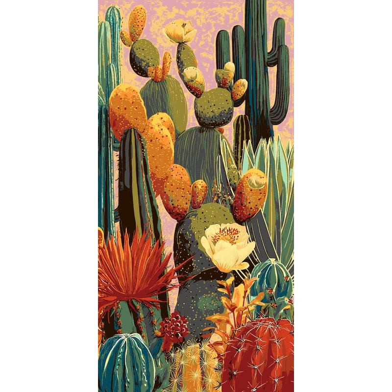Painting by Numbers Cactus forest