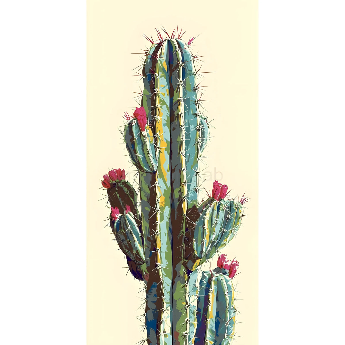 Paint by Numbers Cactus 3