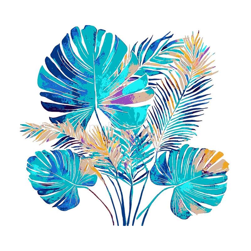 Painting by Numbers Plants