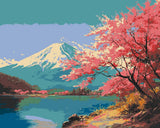Paint by Numbers Peaks in Japan
