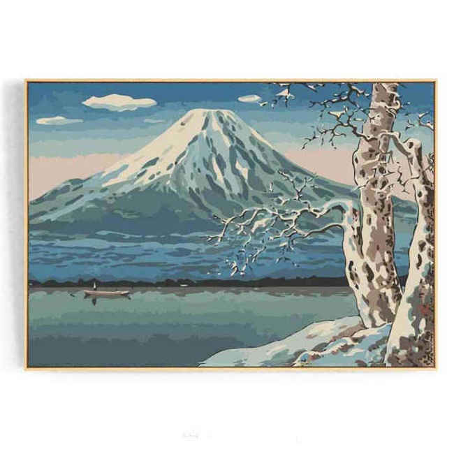 Painting by Numbers Mountain Snow