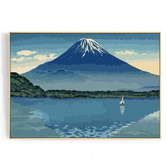 Painting by Numbers Mountain Lake