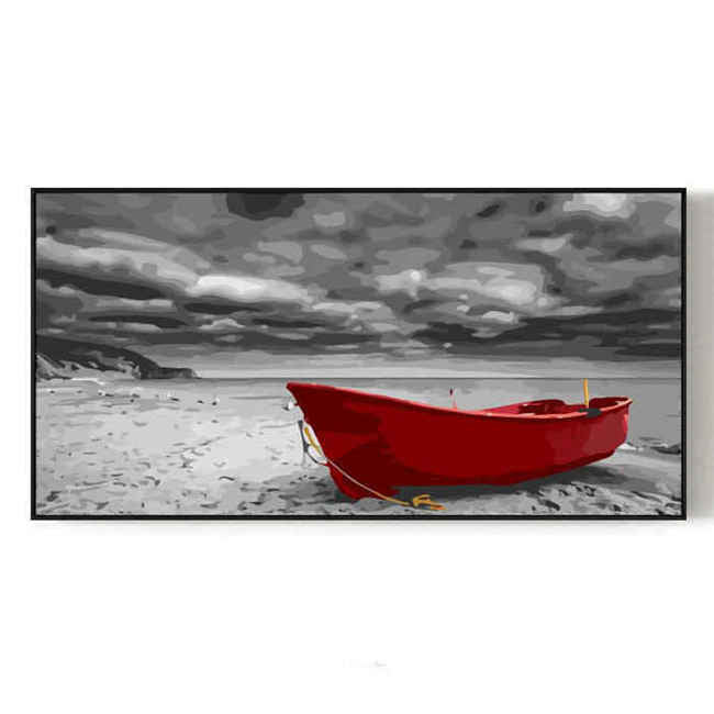 Paint by Numbers Red Boat