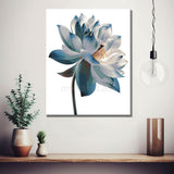 Painting by Numbers Flower Black and White