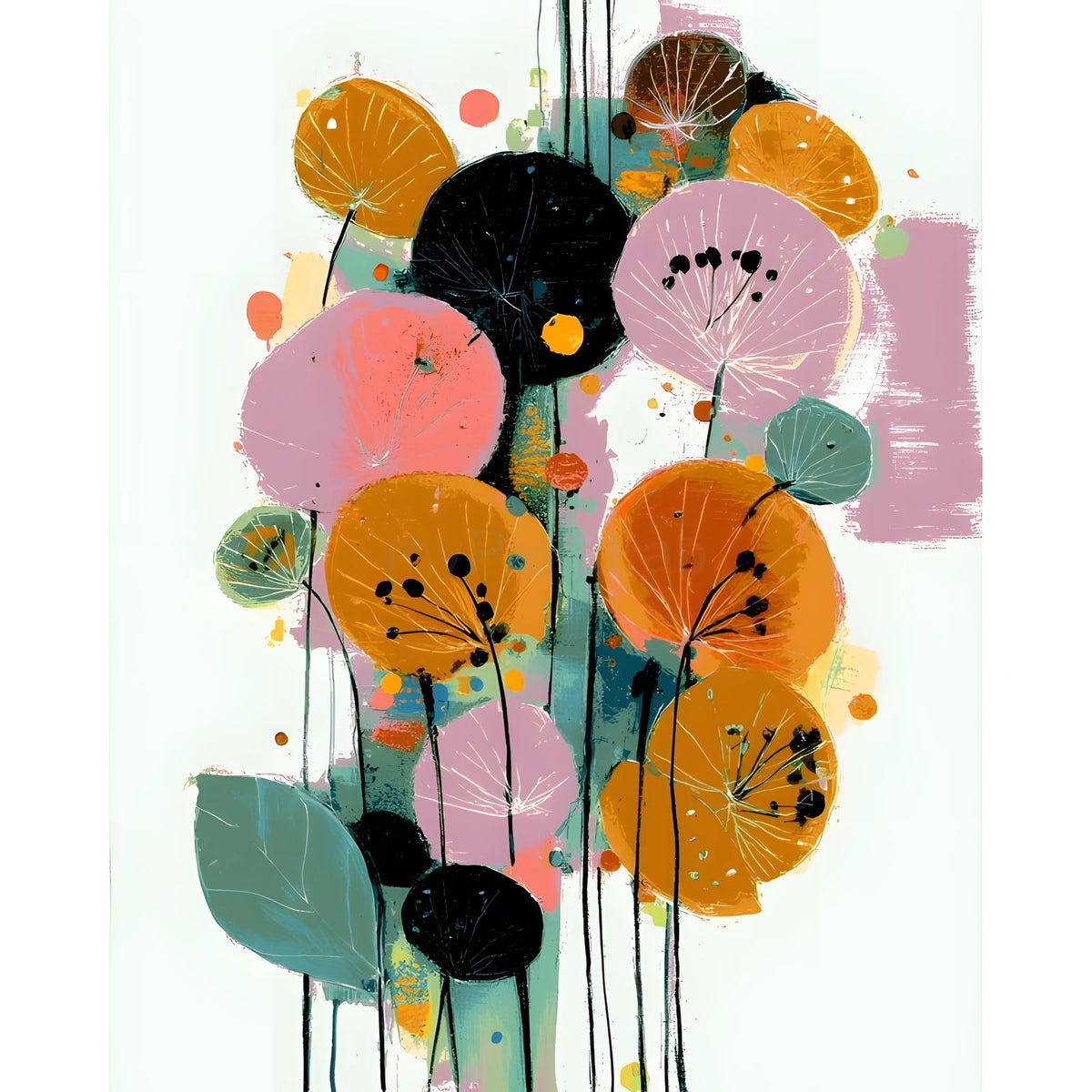 Paint by Numbers Branches