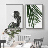 Painting by Numbers Woman in Leaf Dress