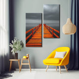 Painting by Numbers Jetty by The Sea- 2-Panel (Duo)