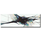 Paint by Numbers Panorama Modern Art Black Explosion
