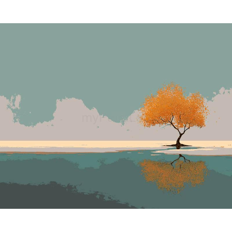Painting by Numbers Pink Lake