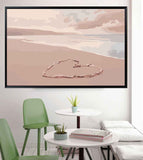Painting by Numbers Heart on The Beach