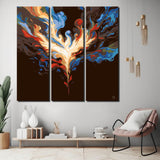 Painting by Numbers Colorful Steam Mnz 3-Panel (Triptych)