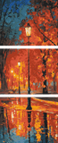 Painting by Numbers Autumn Evening- 3-Panel (Triptych)