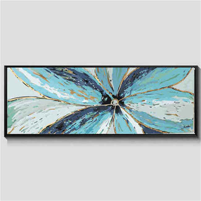 Paint by Numbers Flowers Detail