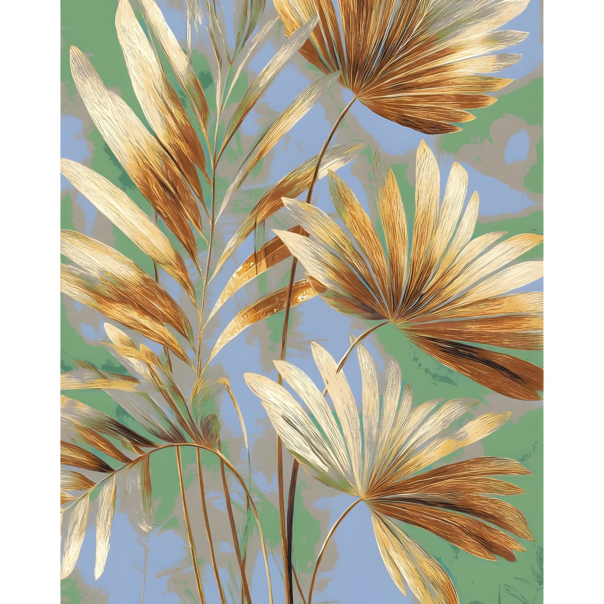 Painting by Numbers Plant Gold