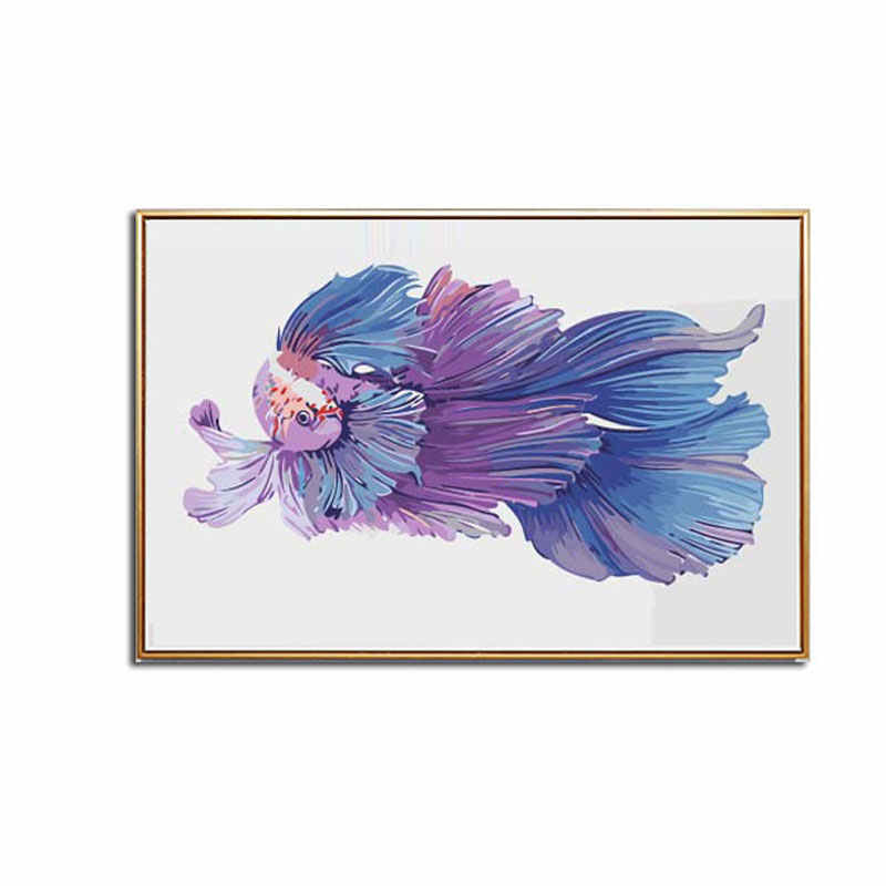 Painting by Numbers Siamese Fighting Fish