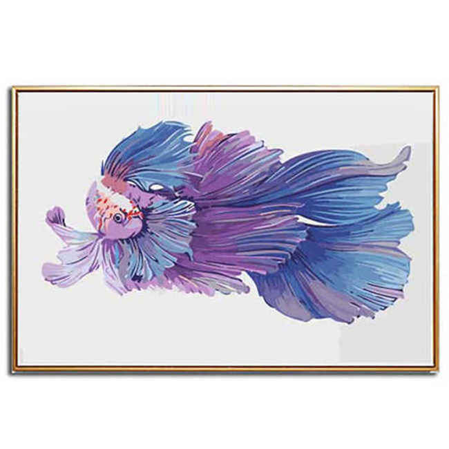 Painting by Numbers Siamese Fighting Fish