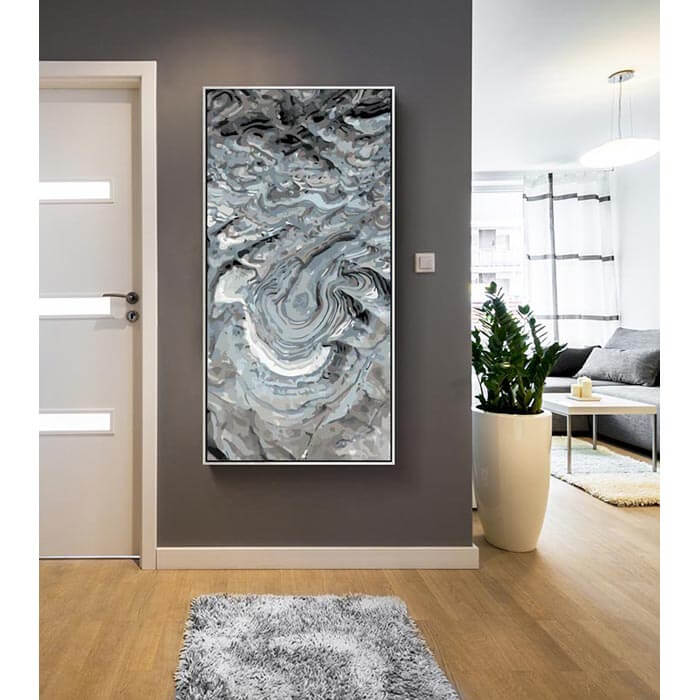 Paint by number cooled lava