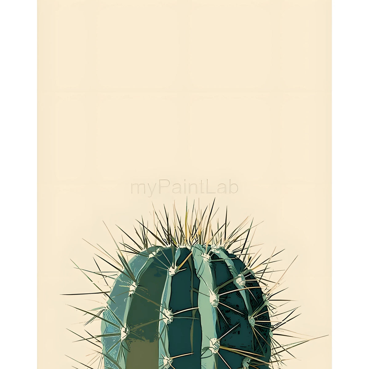 Paint by Numbers Cactus