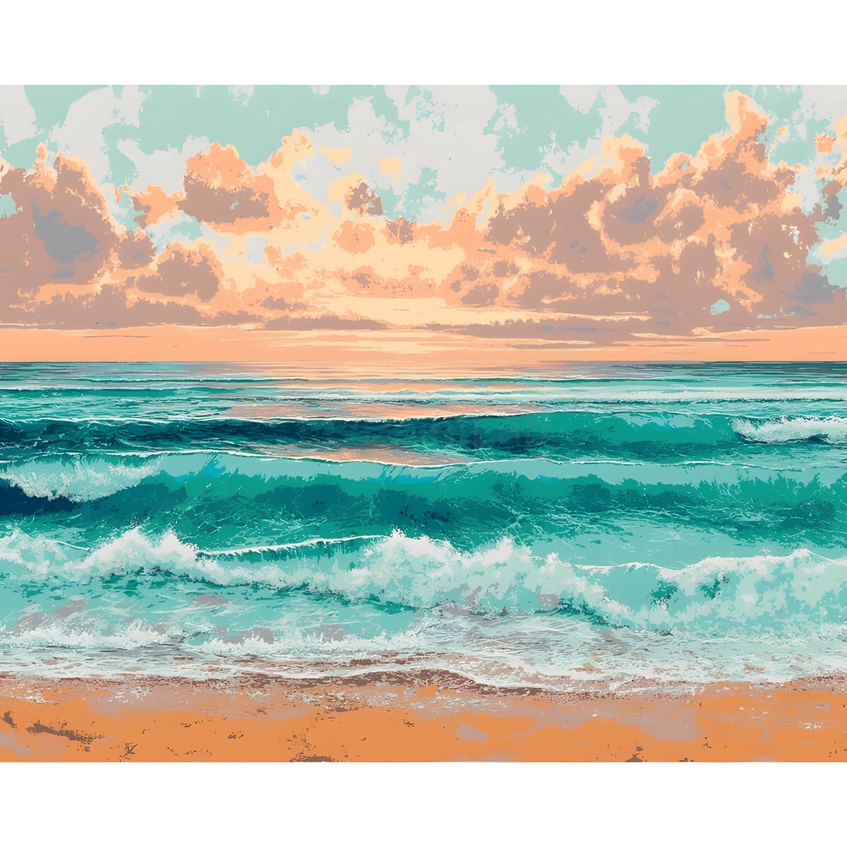 Painting by Numbers Panorama Mountains