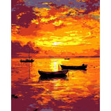 Painting by Numbers Sailing Trip Sunset