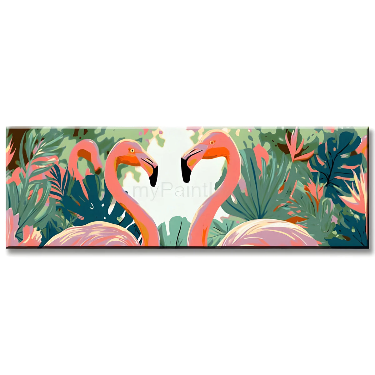 Painting by Numbers Flamingos