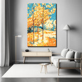 Painting by Numbers Young Tree with Flowers