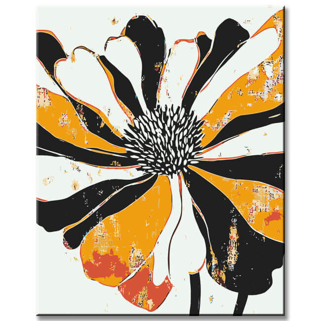 Paint by Numbers Flower