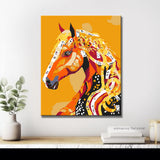 Painting by Numbers Horses with Ribbons
