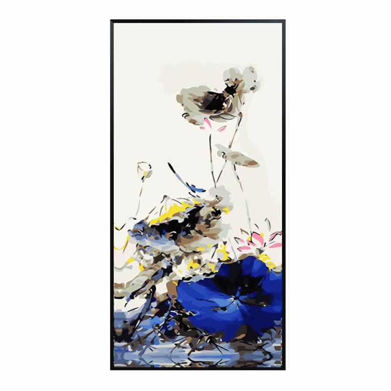 Paint by numbers flowers