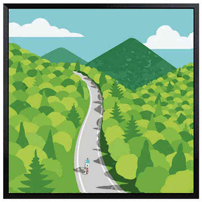 Painting by Numbers Bike Ride