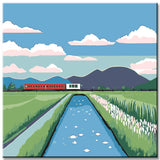 Painting by Numbers Railway Embankment